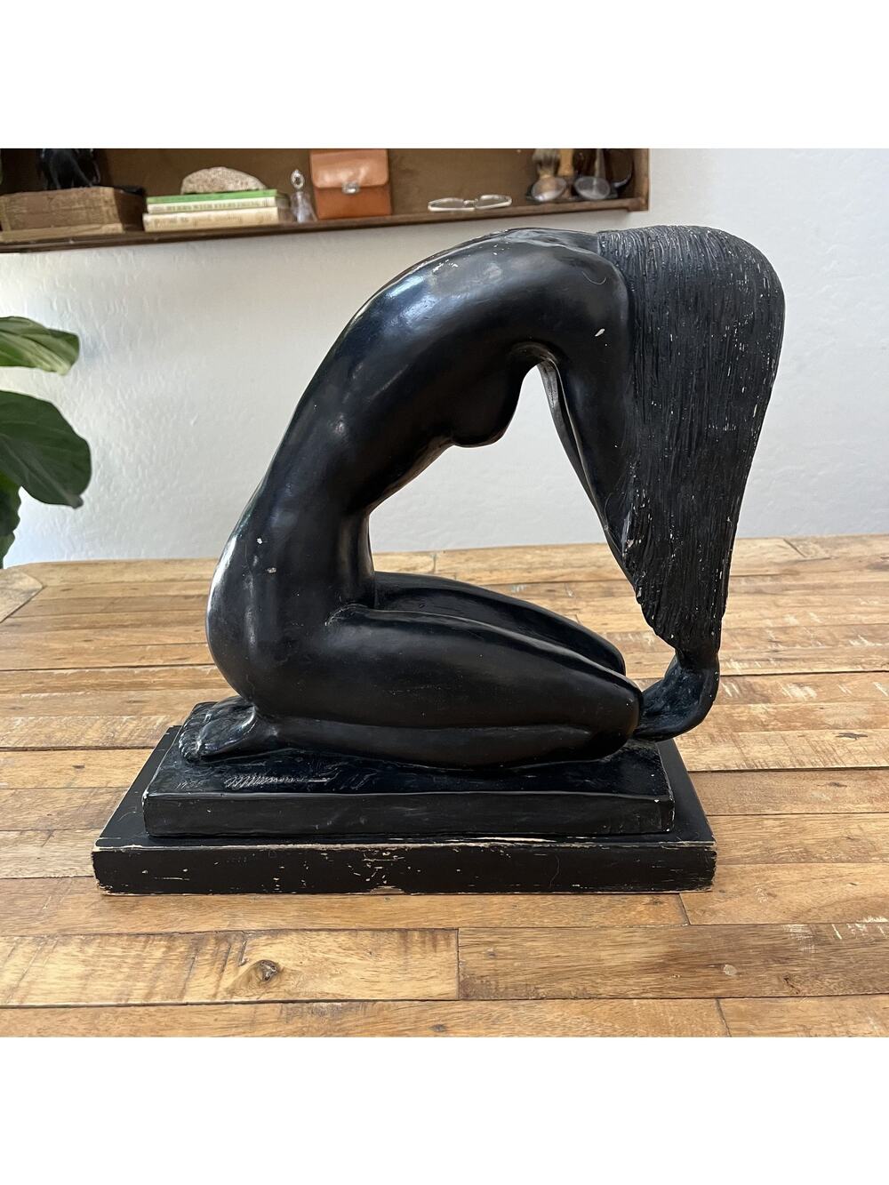 Austin Productions 'Kneeling Nude' Sculpture 1985 by Mort Malkin